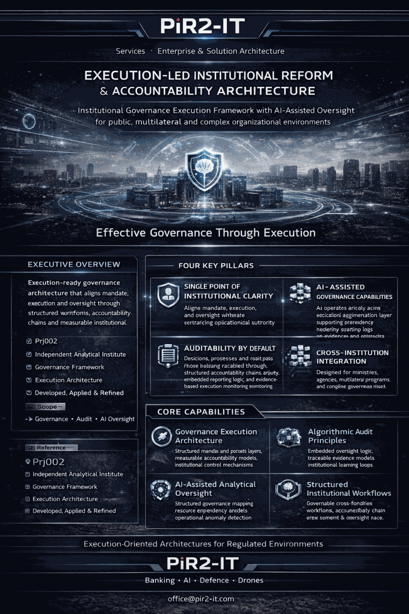 Execution-Led Institutional Reform & Accountability Architecture visual